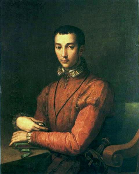 Alessandro Allori Portrait of Francesco de' Medici. oil painting image